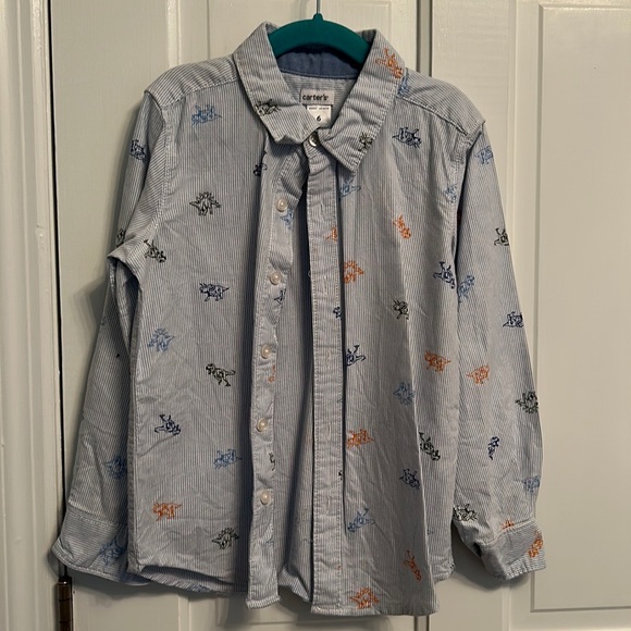 Dinosaur button down. - Picture 3 of 3